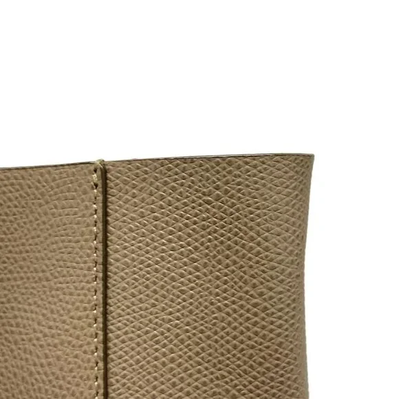 CELINE Vertical Cabas Small Beige Leather Tote Bag - Picture 13 of 15